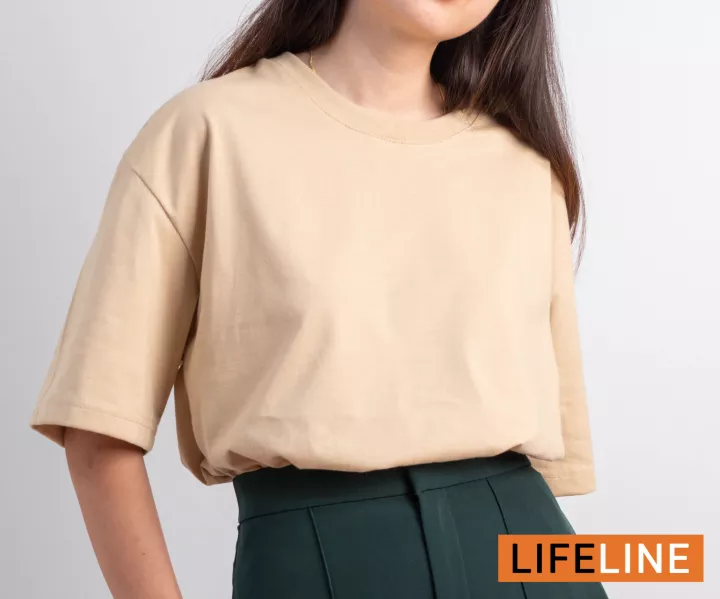 Lifeline Oversized Shirt (Mocha)