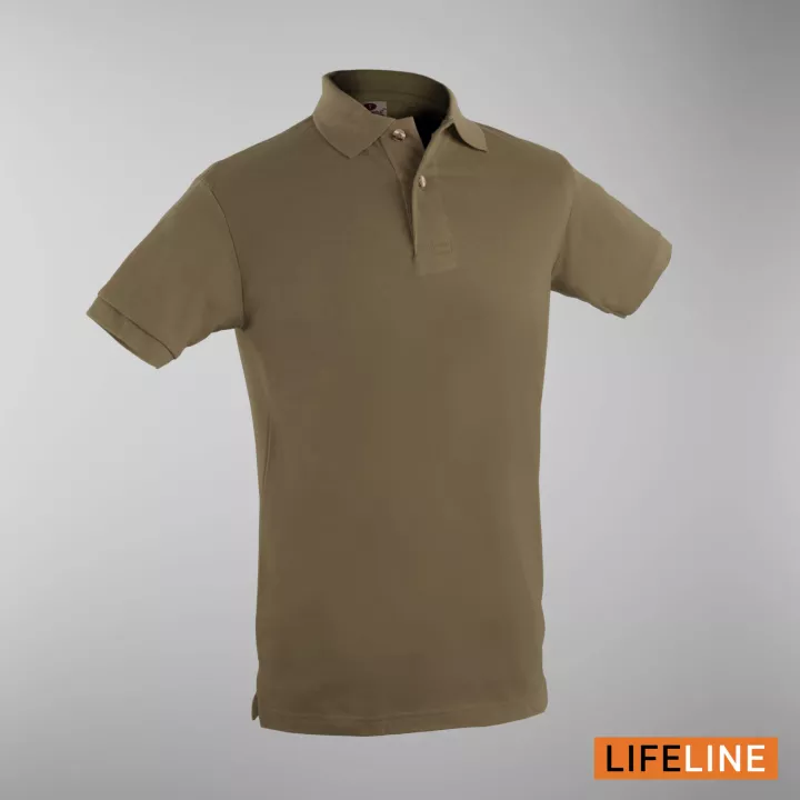Lifeline Men’s Poloshirt (Khaki)