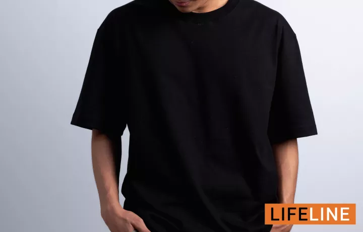 Lifeline Oversized Shirt (Black)