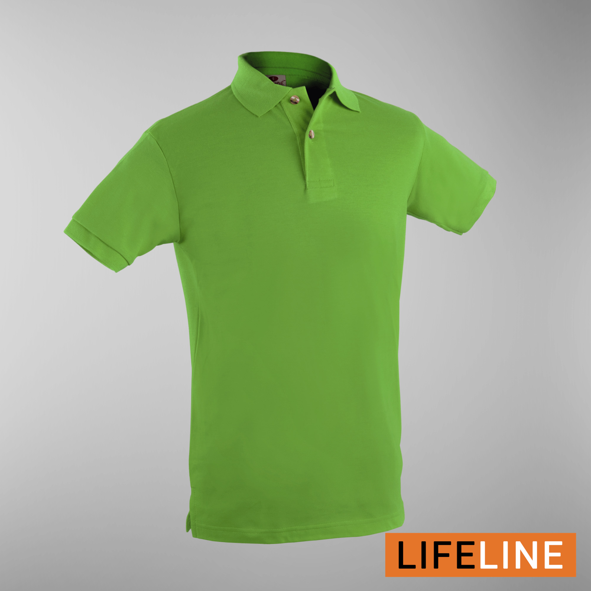 Lifeline Men’s Poloshirt (Neon Green)