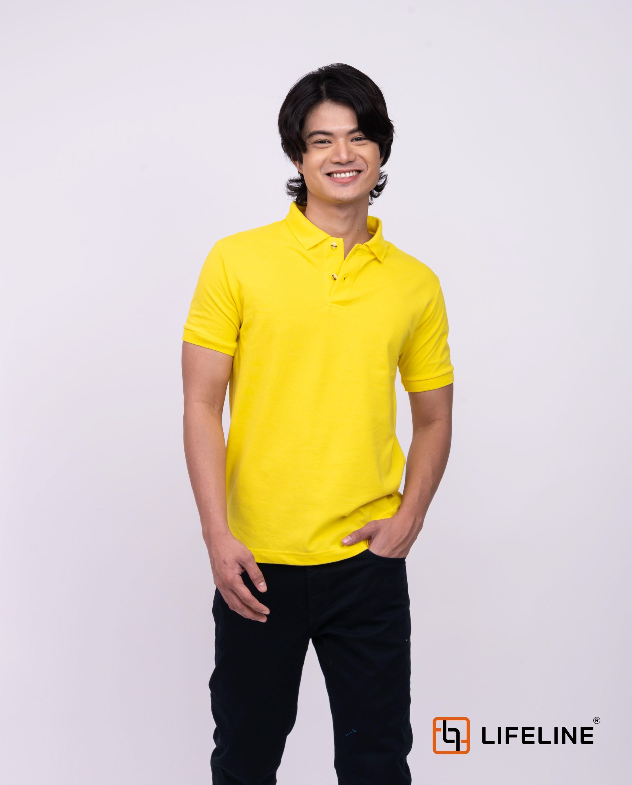 Lifeline Men’s Poloshirt (Canary Yellow)
