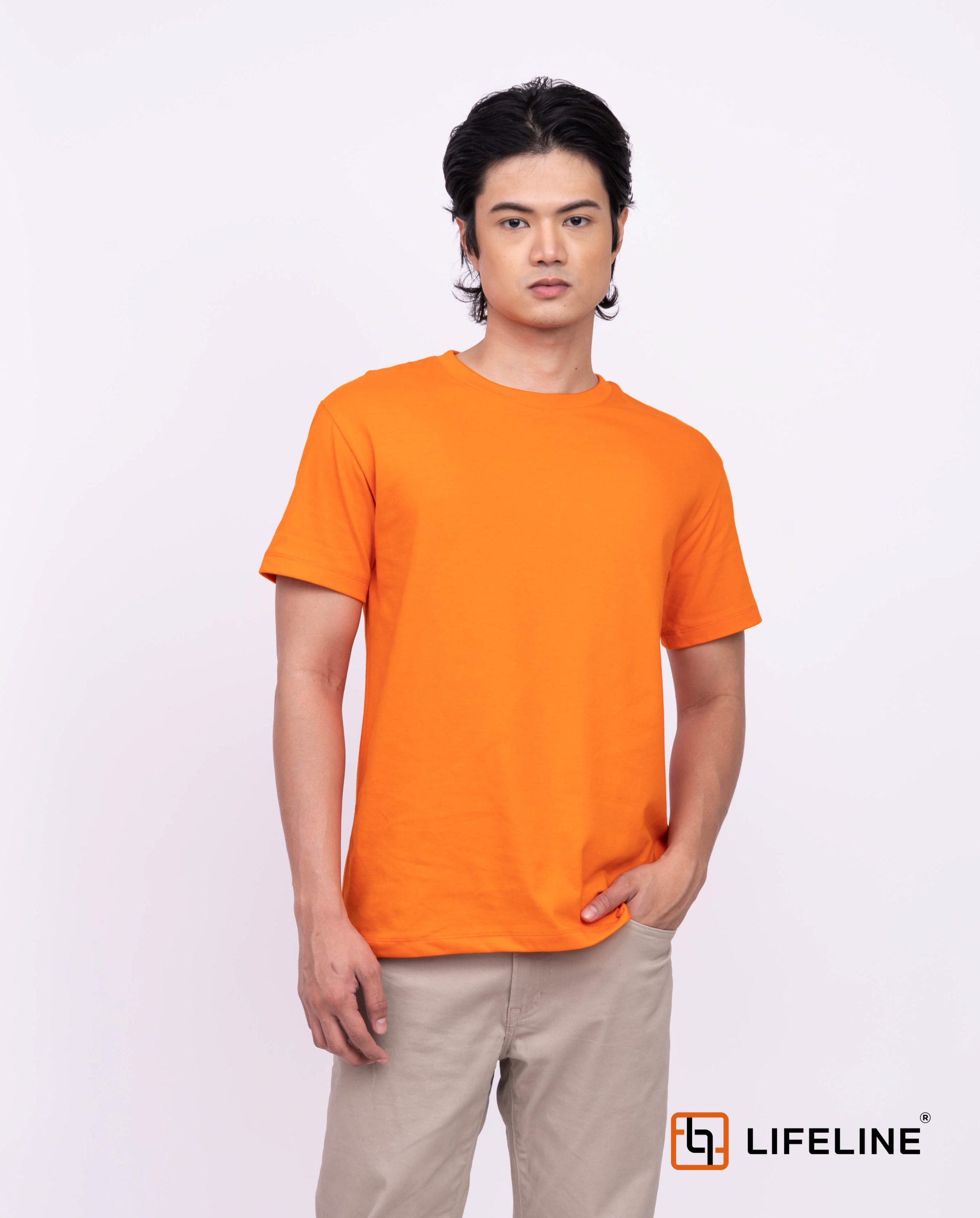 Lifeline Roundneck T-shirt (Orange)