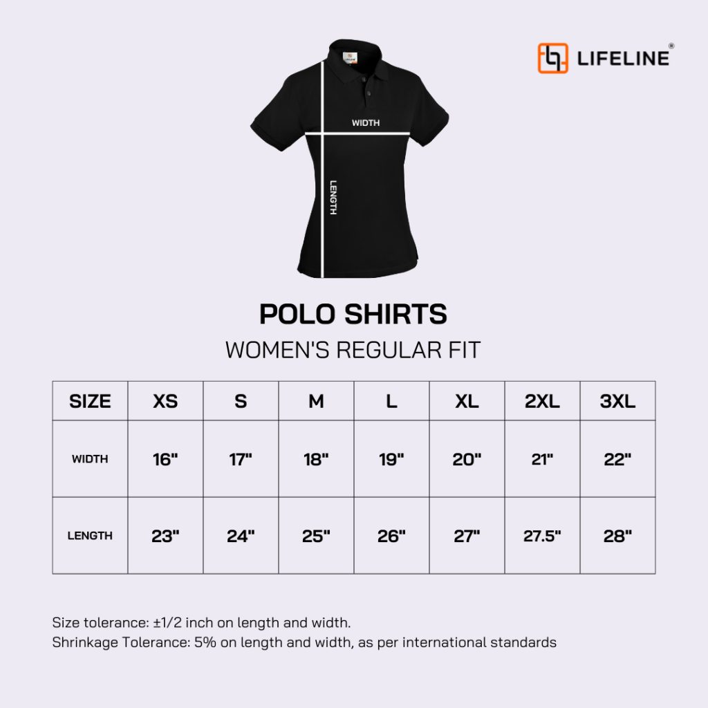 New Lifeline Women's Poloshirt (Red) For Sale - Lifeline Shirts