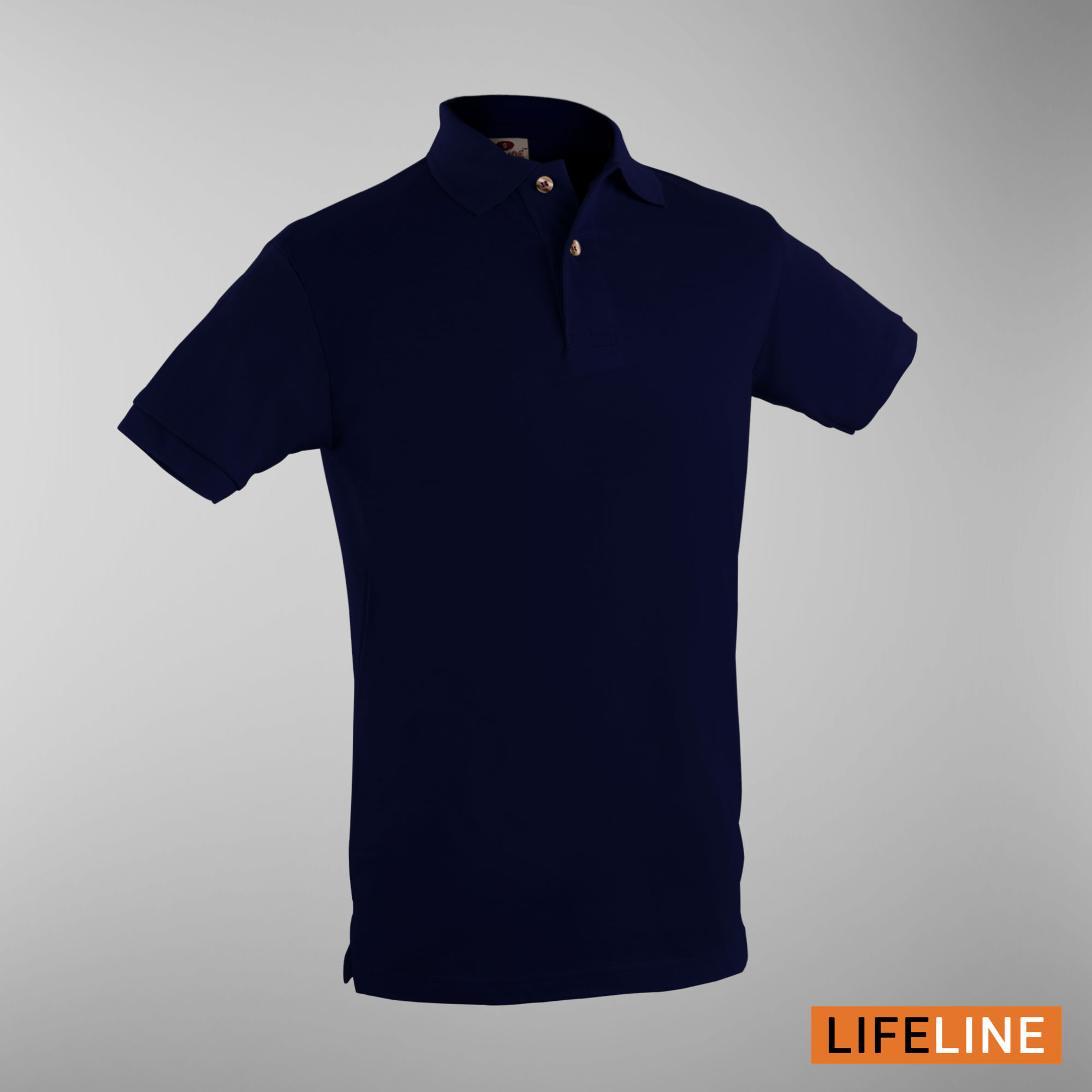 Lifeline Men’s Poloshirt (Navy Blue)