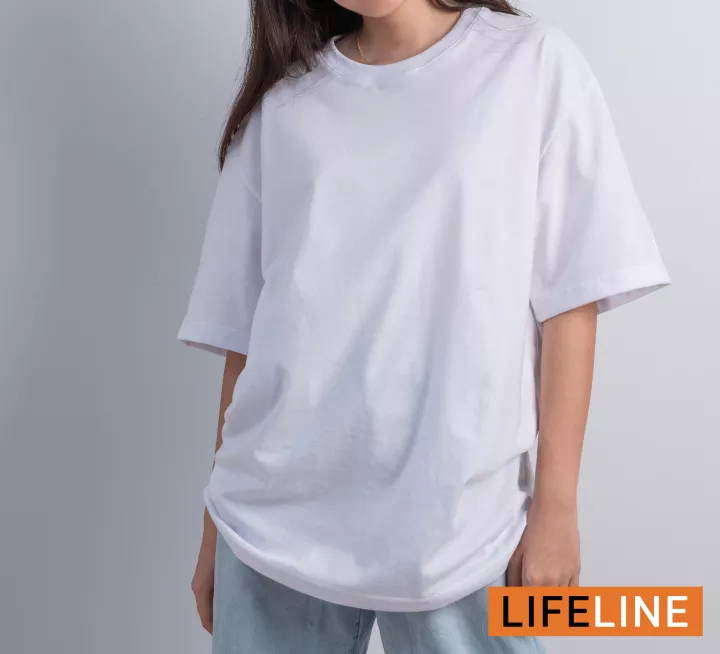 Lifeline Oversized Shirt (White)