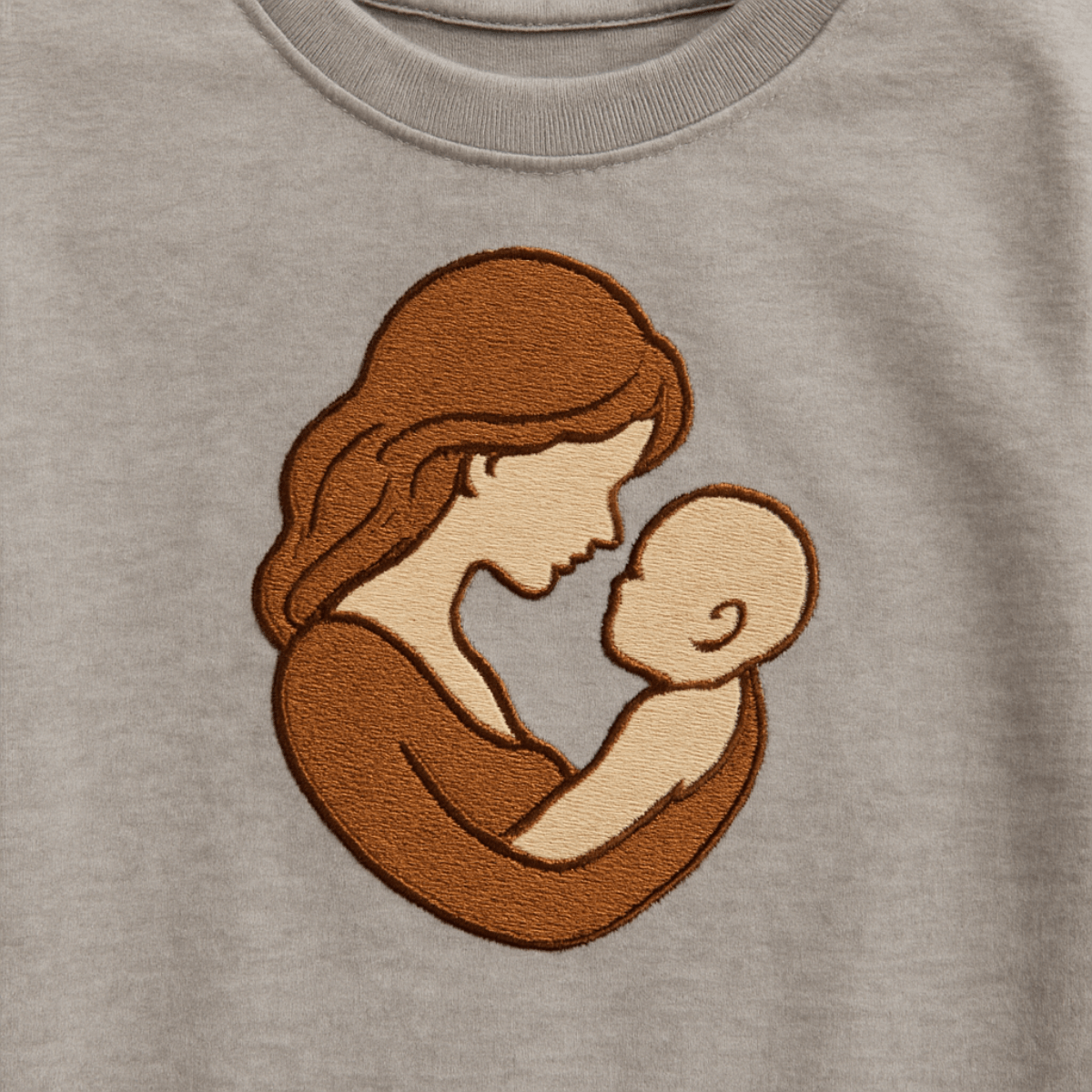 Mother-Child Silhouette