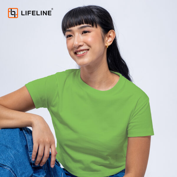 Lifeline Crop Top Shirt (Neon Green)
