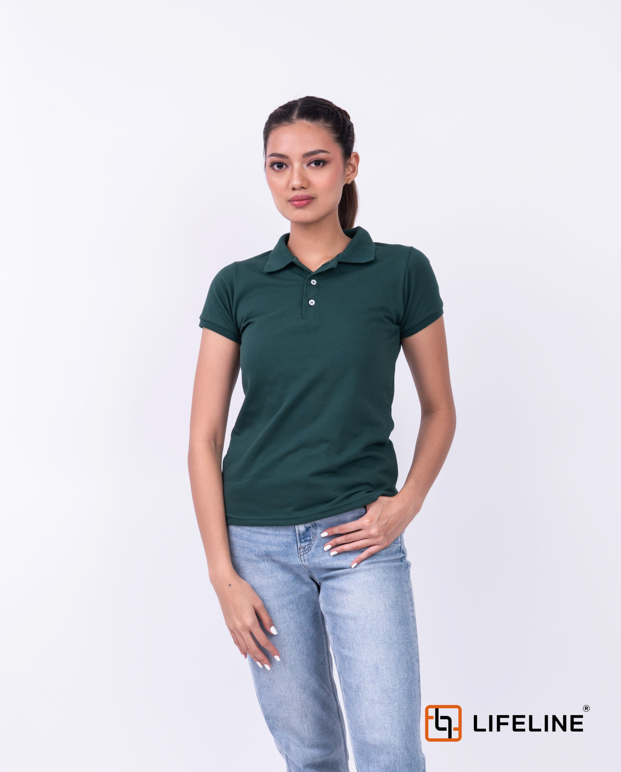 LL-POLOSHIRT-MOSS GREEN-28-LOGO