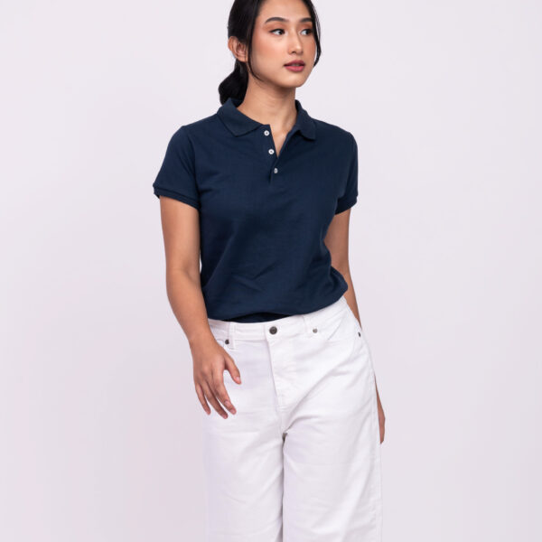 Lifeline Women's Polo Shirt (Navy Blue)