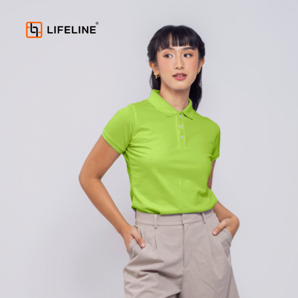 Lifeline Women's Polo Shirt (Avocado Green)