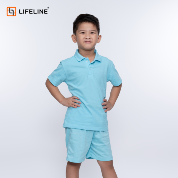 Lifeline Kids Polo Shirt PREMIUM PLUS (Turquoise)